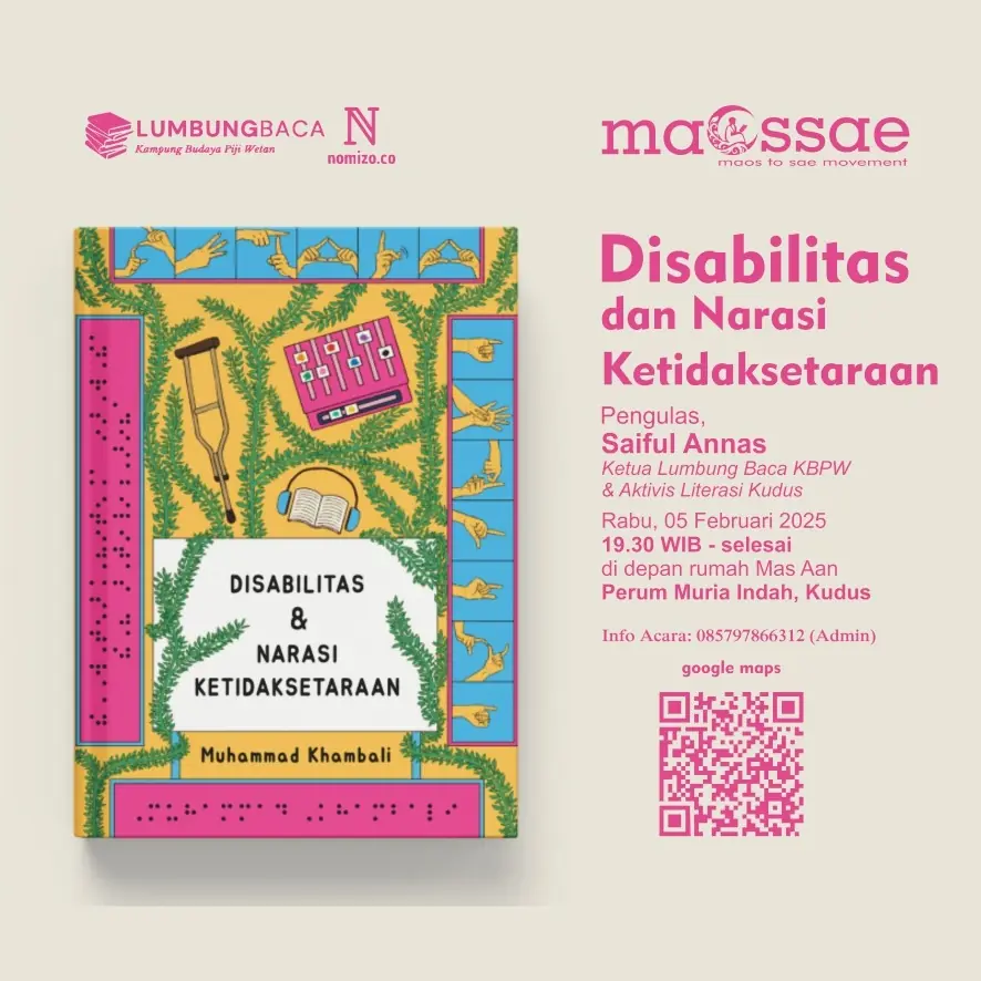 Poster MAOSSAE #10: Disabilitas dan Narasi Ketidaksetaraan