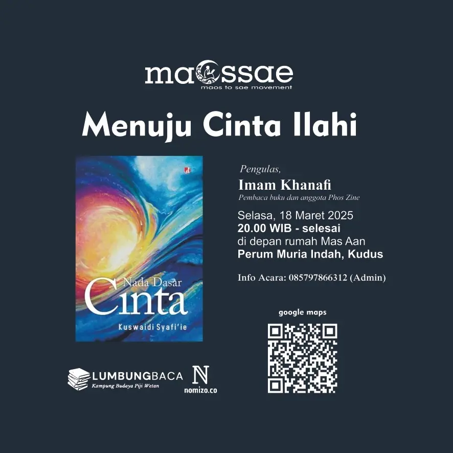 Poster MAOSSAE #12: Melalui Cinta Ilahi — Menyelami Nada Dasar Cinta