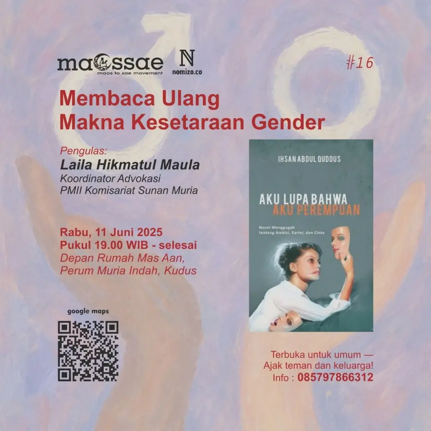 Poster MAOSSAE #16: Membaca Ulang Makna Kesetaraan Gender