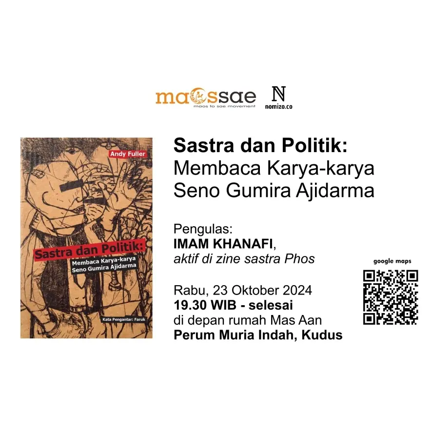 Poster MAOSSAE #2: Sastra dan Politik