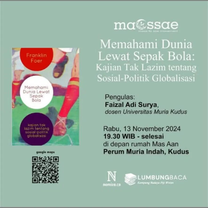 Poster MAOSSAE #3: Memahami Dunia Lewat Sepak Bola